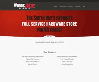 Woodshardware.com(Woods ACE Hardware) Screenshot