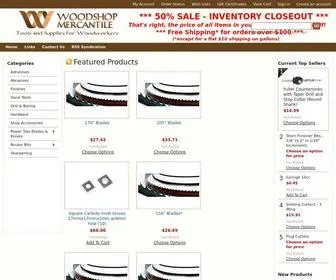 Woodshopmercantile.com(Woodshop Mercantile) Screenshot