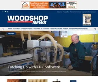 Woodshopnews.com(Woodworking News for the Professional Woodworker) Screenshot