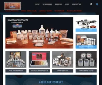 Woodshopproducts.com(Mohawk Wood Finishing Products) Screenshot