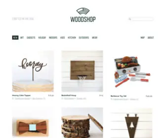 Woodshopusa.com(Crafted wood products made in the USA) Screenshot