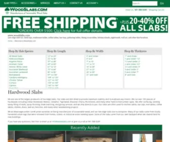 Woodslabs.com(Wood Slabs) Screenshot