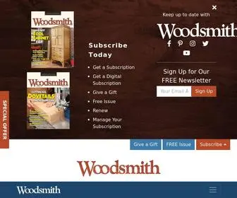 Woodsmith.com(Woodsmith) Screenshot