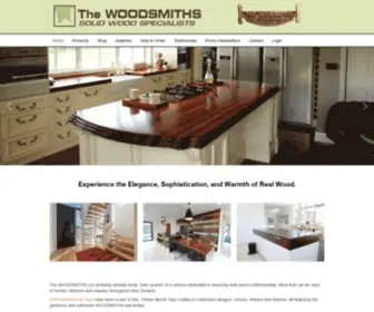 Woodsmiths.co.nz(Experience the Elegance) Screenshot