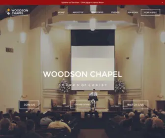 Woodsonchapel.com(Woodson Chapel Church) Screenshot
