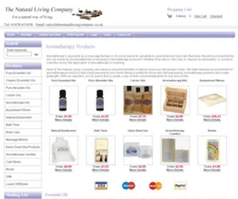 Woodspirits.co.uk(Aromatherapy Products and Essential Oils Online at The Natural Living Company) Screenshot