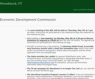 Woodstock-Vermont.com(The Woodstock Economic Development Commission) Screenshot