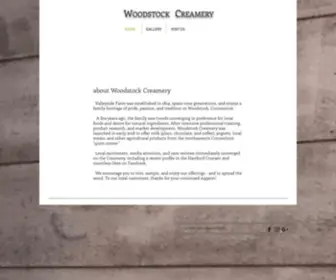 Woodstockcreamery.com(Mysite) Screenshot