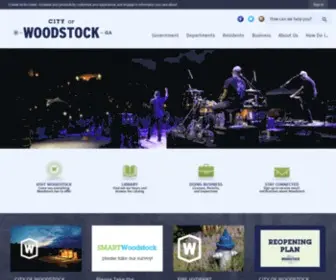 Woodstockga.gov(Woodstock, GA) Screenshot