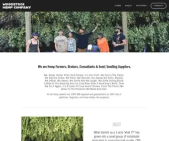 Woodstockhempcompany.com(Woodstock Hemp Company Woodstock cannabis) Screenshot