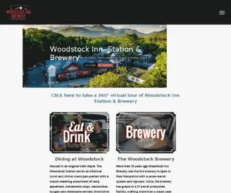 Woodstockinnbrewery.com(Woodstock Inn Brewery) Screenshot