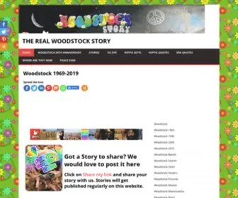 Woodstockstory.com(The Real Woodstock Story) Screenshot