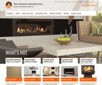 Woodstoves-Fireplaces.com(Gas fireplace) Screenshot