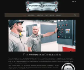 Woodtechmachines.com(Industrial Woodworking Machines by WoodTech) Screenshot