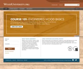 Wooduniversity.org(Wood University) Screenshot