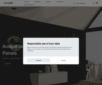 Woodupp.co.uk(Improve acoustics at home with panels from) Screenshot