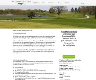 Woodwardgolfclub.com(Woodward-golf-course) Screenshot