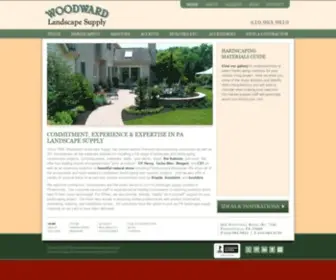 Woodwardlandscapesupply.com(Woodward Landscape Supply) Screenshot