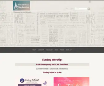 Woodwayfumc.org(Woodway First United Methodist Church) Screenshot