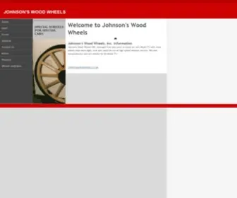 Woodwheels.com(JOHNSON'S WOOD WHEELS) Screenshot