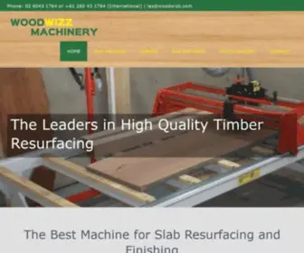 Woodwizz.com(Wood Wizz Machinery) Screenshot