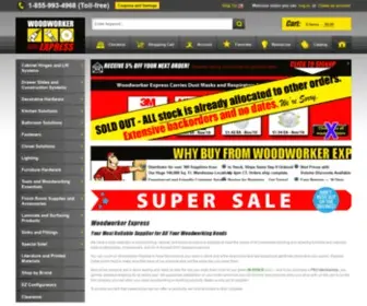 Woodworkerexpress.com(Woodworker express) Screenshot