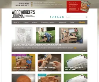 Woodworkersjournal.com(Woodworking) Screenshot