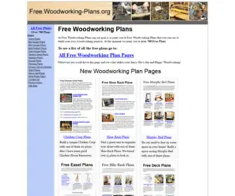 Woodworking-Plans.org(Free Woodworking Plans) Screenshot