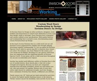 Woodworkingbydesign.net(Custom Wood Doors Exterior Interior Envision Doors Made In The USA) Screenshot