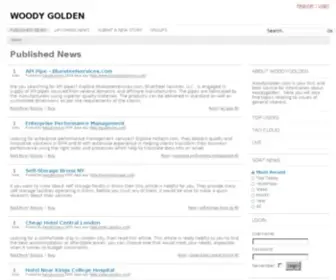 Woodygolden.com(WOODY GOLDEN) Screenshot