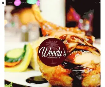 Woodyspalmhouse.com(Steaks, seafood, chops, burgers and live entertainment 7 days a week) Screenshot