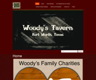 Woodystaverntexas.com(Our Regulars Call it Home) Screenshot