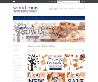 Woodzone.co.nz(NZ Made Woodware and Gifts) Screenshot