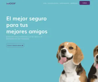 Woof.cl(El mejor seguro para tus mascotas) Screenshot