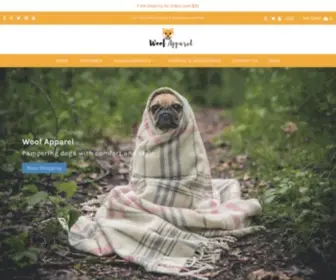 Woofapparel.com(Woof Apparel) Screenshot