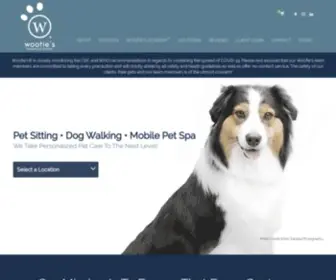 Woofies.com(Woofie's Pet Sitters) Screenshot