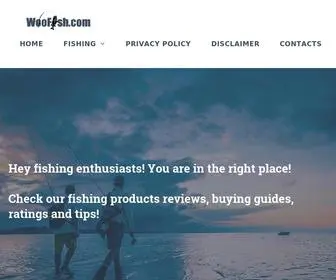 Woofish.com(Fishing Product Reviews) Screenshot