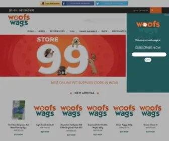 Woofsnwags.in(Best Quality Pet Food & Supplies Online at Best Prices in India) Screenshot