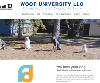 Woofuniversity.com(Woofuniversity) Screenshot