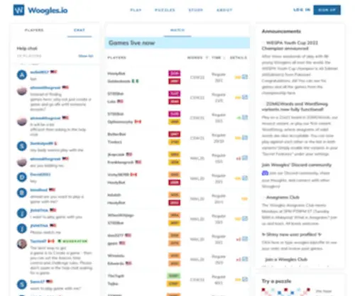 Woogles.io(The home for competitive) Screenshot