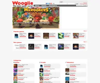 Wooglie.com(Unity games on Wooglie) Screenshot
