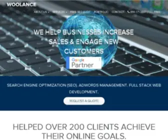 Woolance.com(SEO Services) Screenshot
