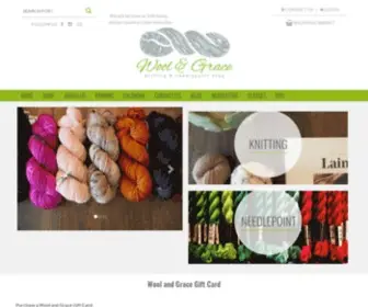 Woolandgrace.com(Wool & Grace) Screenshot