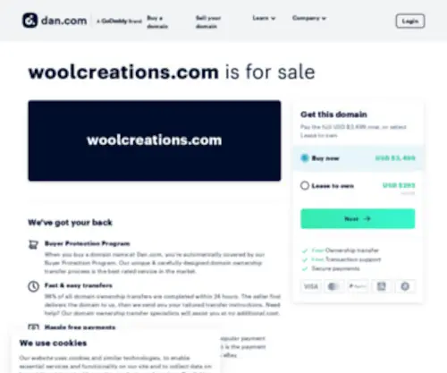 Woolcreations.com(Waldorf) Screenshot