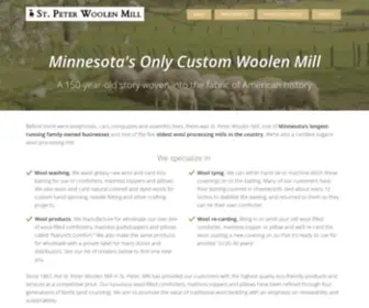 Woolenmill.com(Wool bedding) Screenshot