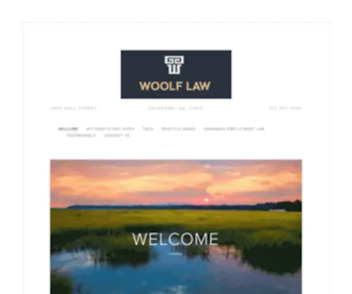 Woolflawfirm.com(Woolf Law Firm) Screenshot