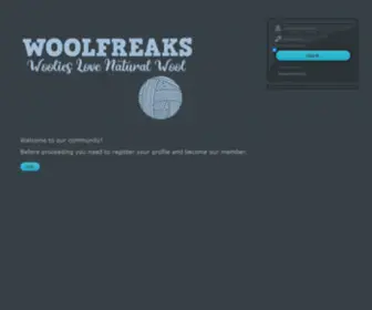 Woolfreaks.net(Woolies love natural wool) Screenshot