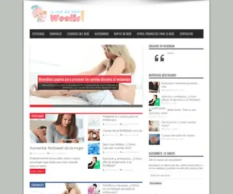 Woolic.com(Un blog sobre embarazo y bebés) Screenshot