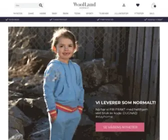 Woolland.no(WoolLand Hjem) Screenshot