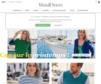 Woolovers.fr(Articles maille en cachemire) Screenshot